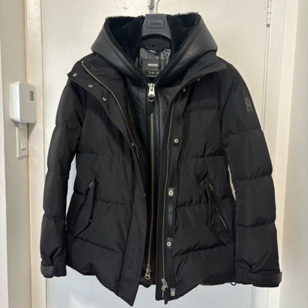 Mackage Shearling/Down Jacket XS - Picture 1 of 13